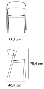 Muuto-Cover-side-chair-sedia-legno-design-dimensioni
