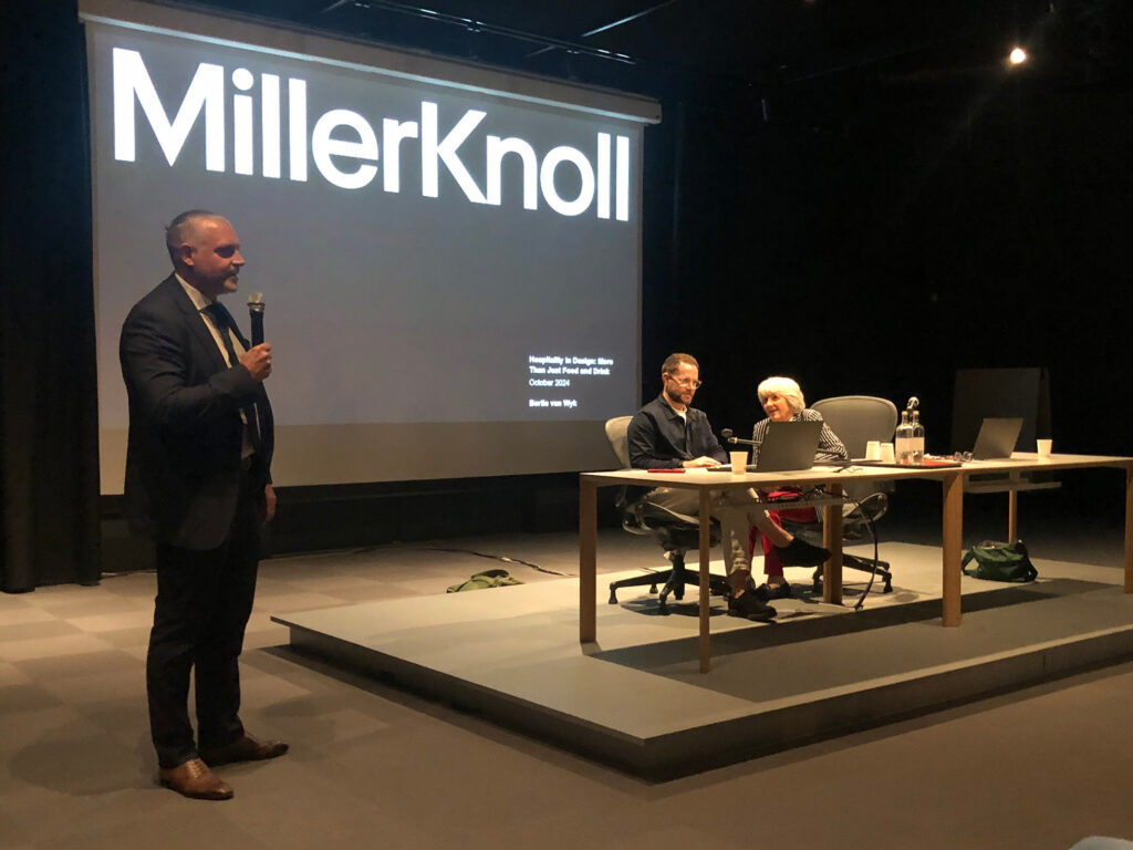 Presentazione Mario Colombo Evento MillerKnoll Design Perspective