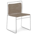 Cassina-Tulu-sedia-beige-Luxor-cromata-pronta-consegna-PC-W550513L024